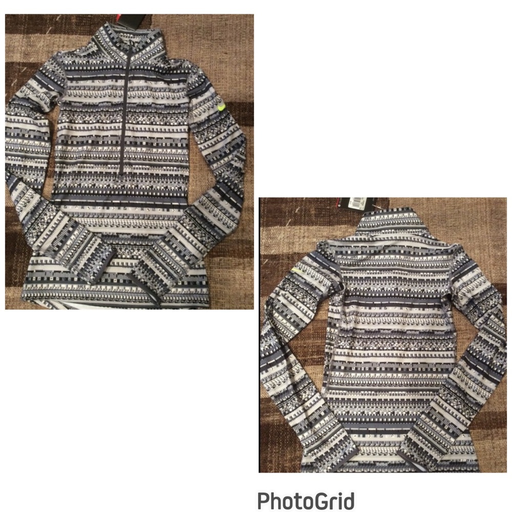 Nike Pro Gray Patterned Activewear Set - image 2